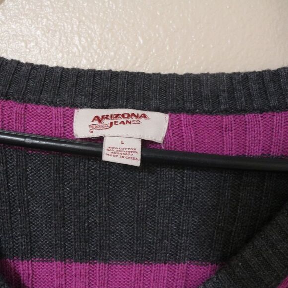 Arizona Striped Sweater Large - Picture 2 of 2